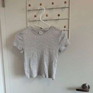 TNA ribbed cropped t-shirt M